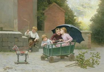 El paseo en coche, 1888